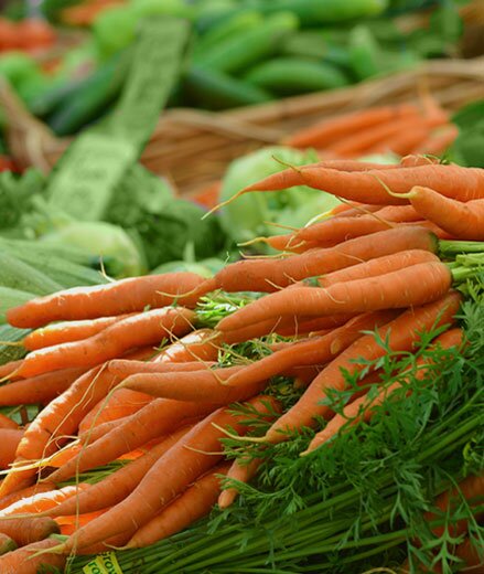 farmers share carrots